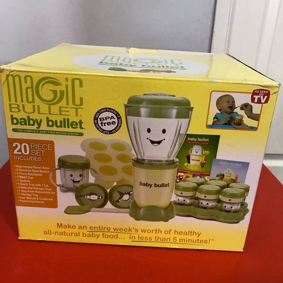 Magic Bullet Baby Bullet Food Maker 20 Piece Set EXTRA Tray and Storage Cups - Picture 2 of 3